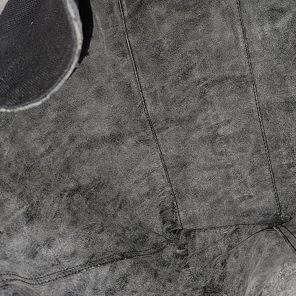 Free People Black Linen Tote Shoulder Bag - Picture 9 of 10